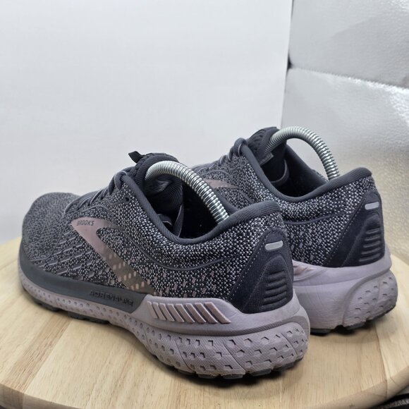 Brooks Adrenaline 21 Women's Running Shoes Gray Size 10 - Picture 7 of 9